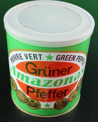Pfeffer grün in der Dose